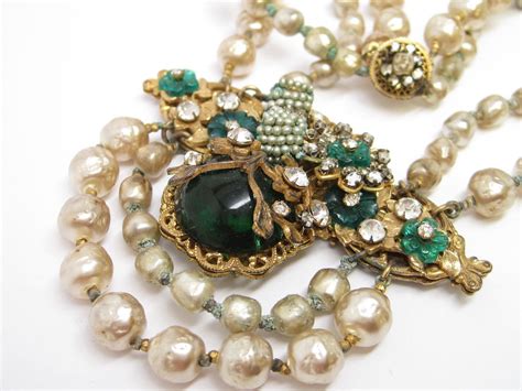 vintage miriam haskell jewelry|Vintage Jewelry Miriam Haskell for sale